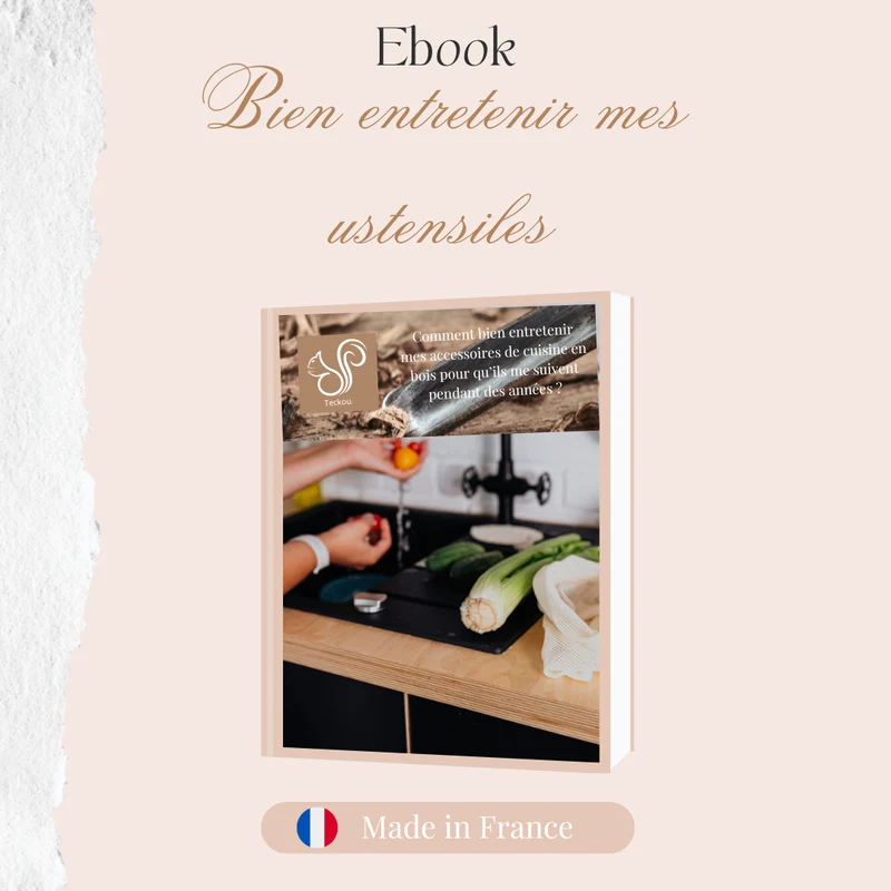 Ebook - Entretien de vos accessoires de cuisine en bois