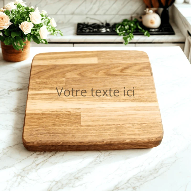 Dessous de Plat personnalisé - Chêne
