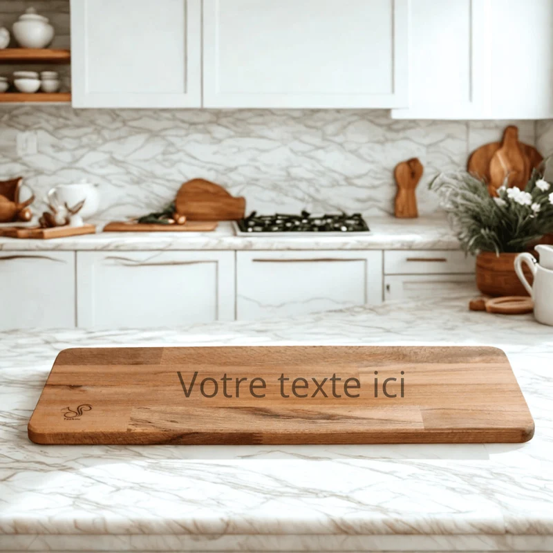 Planche Apéro personnalisée - Hêtre