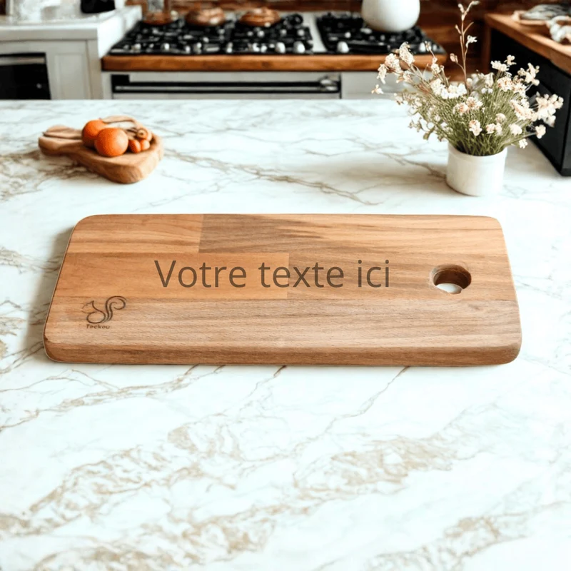 Planche à saucisson personnalisée - Hêtre