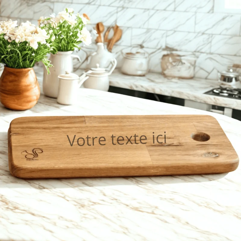 Planche à saucisson personnalisée - Chêne